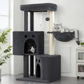 Small Cat Tree Tower for Indoor Cats, 40 in Medium Cat Bed Scratching Posts by FeliskynCatTreeTower