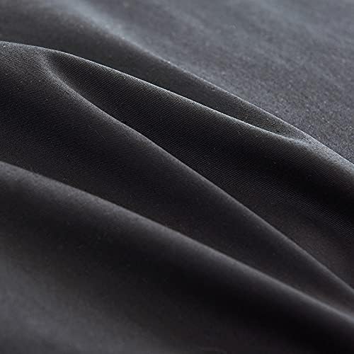 WenBags Lightweight Waterproof Flat Sheet 70 * 90 Inches Queen Size-Mattress Protector for Bed & Couch, Pet Hair Resistant Cover Ideal for Dogs & Cats, Perfect for Hotels & Hospitals (Black)