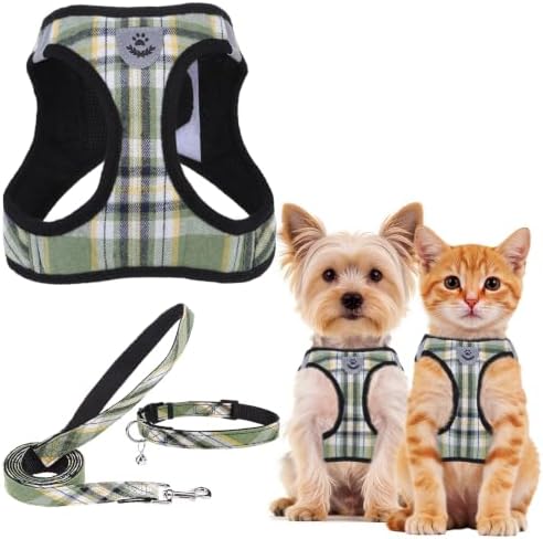 PUPTECK Dog Harness, Collar and Leash Set No Pull for Small Medium Sized by PUPTECK