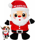Dog Toys, Dog Xmas Christmas Santa Claus Squeaky Plush Chew Fetch Brain Stimulating Toy Presents for Small Medium Dogs (Medium, Christmas) by Unknown