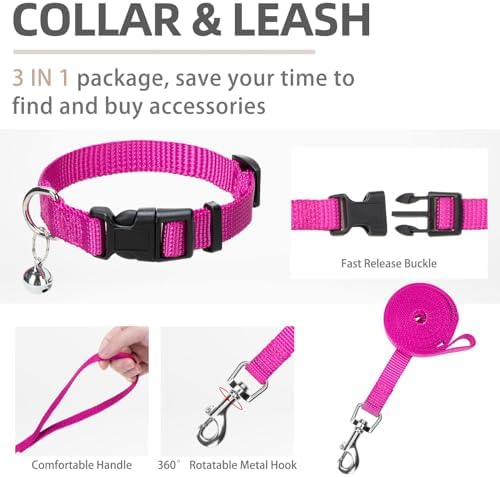 PUPTECK Dog Harness, Collar and Leash Set No Pull for Small Medium Sized - Image 4