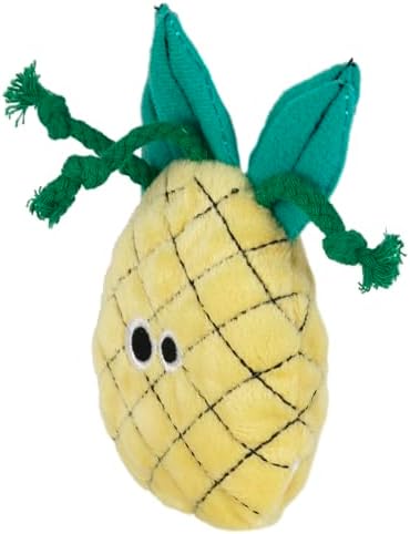 Mad Cat Purrfect Pineapple Catnip and Silvervine Plush Cat Toy, Pack of 1 - Image 4