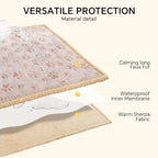 Luciphia Waterproof Dog Blanket Reversible Sherpa Fleece for Small Dogs Cat - Image 3