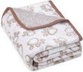 Stuffed Brown Soft Dog Blanket for French Bulldog Gifts, 32x40 inches, Premium Brown Flannel Fleece Blanket, Newborn Puppy Kitten Boy Essentials by STUFFED