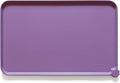 Hoki Found L Silicone Pet Food Mats Tray with Higher Lips- Non Slip Dog Cat Bowl Mats Placemat - Pet Feeding Mat - Waterproof Dog Cat Food Mats -Pet Water Mats for Carpet -Amethyst