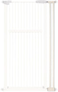 Lumizone 55.12" Extra Tall Pet Gate Extension Kit 4.13" Wide Cream | Extra Tall Cat Gate for Dog Doorway Hallway Stairs Pressure Mounted 1.37" Gap No Drilling