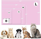Stuffed Premium Soft Dog Couch Blanket, with Flannel Cute Paw Print, 30 * 70 inches, Cat Blanket Puppy Supplies Dog Products Stuff Essentials, Pink - Image 5