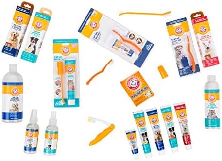 Arm & Hammer Fresh Breath Enzymatic Dog Toothpaste, 2.5 Oz, 72-Pack | Baking soda dental gel eliminates bad breath, safe for daily use in puppies and adult dogs