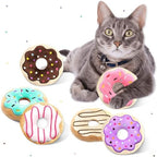 CiyvoLyeen Plush Donut Catnip Toys for Indoor Cats 6 Pack by CiyvoLyeen