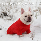 Dog Snowman Santa Sweater (X-Large, red) - Image 5
