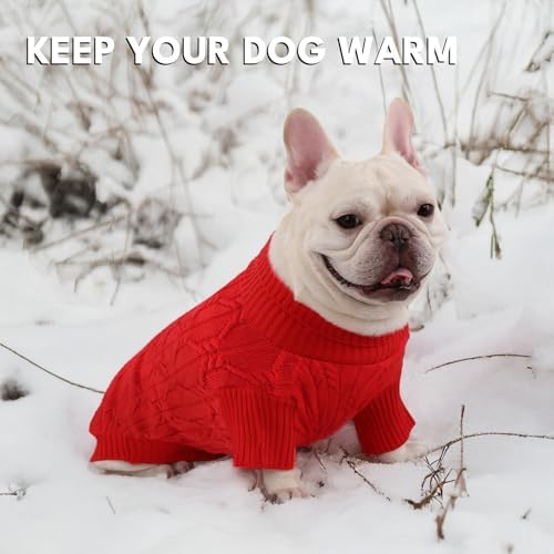 Dog Snowman Santa Sweater (XX-Large, red) - Image 5