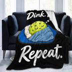 Sleepy Pickleball Blanket Throw Gift for Girls Women 60"X50" by Unknown