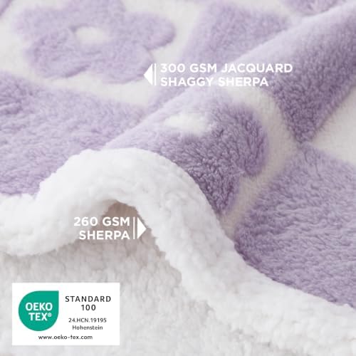 LE SURE Waterproof Dog Blankets for Large Dogs Cute Cozy 3D Jacquard,50x60 - Image 3