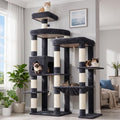 Hey-brother Cat Tree Tower with Stable Extended Base, Big Platform, MPJ078G by Hey-brother
