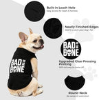 BINGPET Bad to The Bone Dog Shirt, Soft Cotton T-Shirt, Halloween Costumes - Image 5