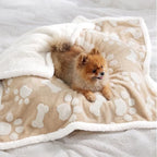 LE SURE Waterproof Dog Blankets for Small Dogs Cute Cozy 3D Jacquard,25x35 - Image 2