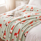 Gnome Love Fleece Throw Blanket,Valentine's Day Flannel Blankets,50"x60" - Image 7