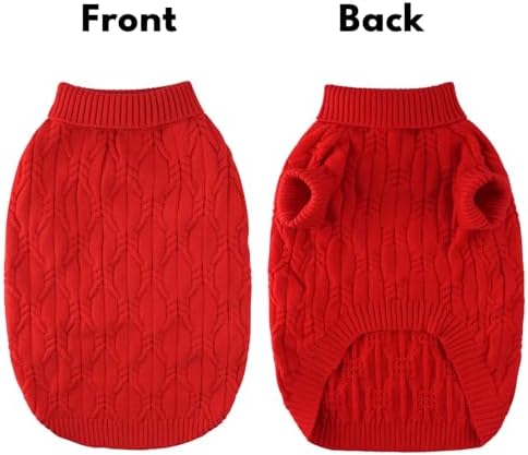 Dog Snowman Santa Sweater (XX-Large, red) - Image 6