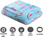 Elegant Comfort Luxury Velvet Super Soft Christmas Prints Fleece Blanket-Holiday Theme Home Décor Fuzzy Warm and Cozy Throws for Winter Bedding, Couch and Gift, 50 x 60 inch, Watermelon - Image 2