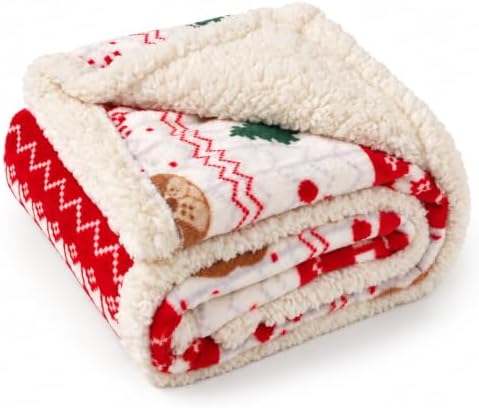 Luciphia Waterproof Dog Blanket, Reversible Sherpa Fleece for Couch Cover by luciphia