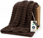 Bedsure Soft Twin Blanket for Bed Decor Gifts Chocolate Brown 60"x80" by BEDSURE