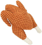 BWOGUE Thanksgiving Turkey Dog Toy, Durable Squeaky Plush Dog Toys, Stuffed Pet Chew Toys Thanksgiving Interactive Pet Toys for Puppy Small Medium Dogs by BWOGUEPetHome