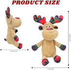 Christmas Dog Toys, Squeaky Reindeer Plush for Dogs - Image 3