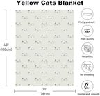 Soft Cats Throw Blanket for Girls - 30x40 Inches - Image 2
