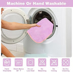 Pet Bathrobe for Dog Cat Absorbently Quick Drying Coat Cute Dogs Bath Towel Hooded Robe Adjustable Collar & Belly Strap for Pool Beach (Purple, X-Small) - Image 5
