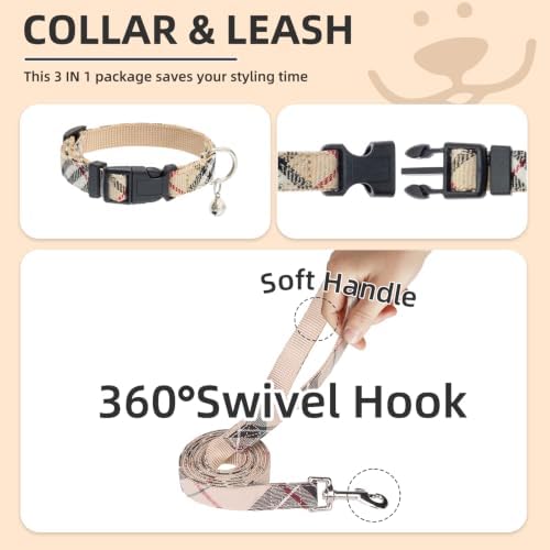 PUPTECK Dog Harness, Collar and Leash Set No Pull for Small Medium Sized - Image 4