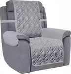 Ameritex Waterproof Nonslip Recliner Cover Stay in Place, Dog Chair Cover Furniture Protector, Ideal Recliner Slipcovers for Pets and Kids (23", Light Grey)