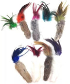 GoCat Da Fur Thing Cat Toy, Rabbit Fur and Feather Toy Stuffed with Catnip - Image 7