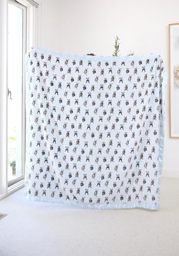 Darren & Phillip Preppy Pups Blanket - Ultra-Soft Blankets Made with Plush Fleece - Perfect as a Dog Bed Blanket or for Cuddling with Your Pup - Ultra-Snuggly Blankets for Dogs & Humans - Image 2