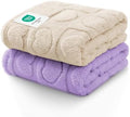 Luciphia 2 Pack Small Dog Blanket, Cozy Fleece Throw for Puppy Cat,57"x40" by luciphia