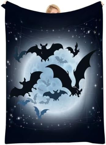 COMFAR Cute Halloween Blankets for Kids/Teens/Women/Men/Adults, Spooky Blanket for Boy/Girls/Toddler, Fall Throw Blanket for Couch 40" x 60 by COMFAR