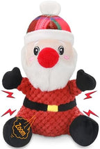 Newget Christmas Squeaky Dog Toys, Plush Dog Chew Toys with Crinkle Paper by Newget