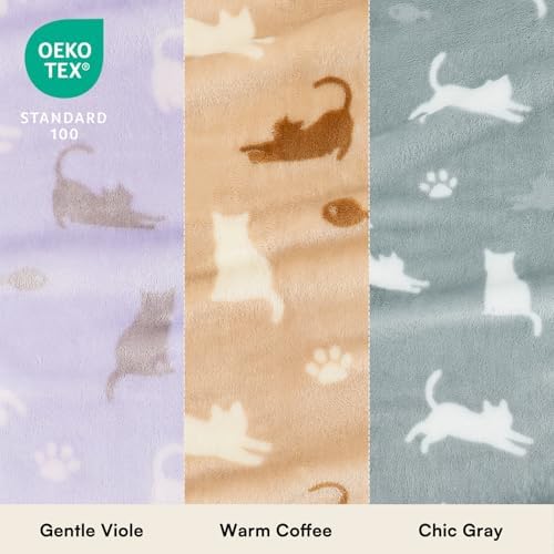 Luciphia Dog Blanket 3 Pack, Soft Cozy Fleece Throw for Puppy Cat,30"x20" - Image 2