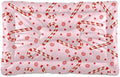 Dog Bed Mat Candy Cane Christmas Pink Washable Anti Slip Bottom Comfy Kennel Pad Cat Crate Mat Dog Pet Pad 18 x 24 Inches by Mazeann