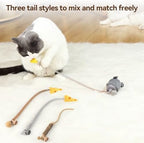 Migipaws Cat Toy Replacement Tails 3 Pack Compatible MigiMouse Cat Toy for Indoor Cats - Image 3