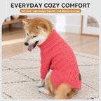 cyeollo Dog Sweaters for Large Dogs, Warm Knit Pullover with Long Sleeve - Image 2