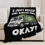 Garbage Truck Throw Blanket Gifts for Kids Boys Girls 80"X60" - Image 5