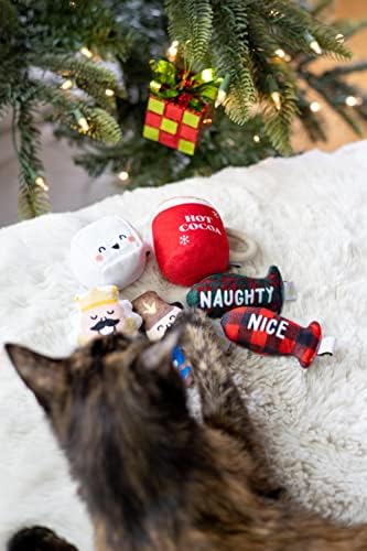 Pearhead Holiday Nutcrackers Cat Toy Set, Christmas Pet Owner Gift - Image 5