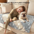 Luciphia 3 Pack Cute Dog Blankets Soft Fleece for Small Puppy Cat,23"x16" - Image 4