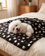 Comsmart Dog Blankets, 6 Pack Fleece Pet Blankets, 24x28 Inches, Black - Image 5