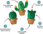 Fringe Studio Plush Cat Toy Set, Cat-Us Friends, Mini 3 Piece Set, Pet Shop Collection (904033) - Image 2