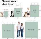 LOOBANI Waterproof Blanket for Queen Bed, Reversible Soft Flannel, 80"x90" - Image 4