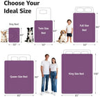 LOOBANI Waterproof Dog Blanket for Small Dogs, Pet Blanket 30" x 40" Purple - Image 6