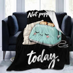 Sleepy Toaster Blanket Throw Gift for Girls Women 60"X50" by Unknown