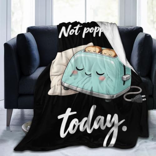 Sleepy Toaster Blanket Throw Gift for Girls Women 60"X50" by Unknown