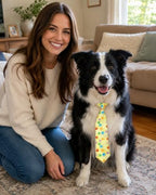 PET SHOW 30 Pack Paw Print Dog Ties Neckties Bulk for Large Dogs - Image 5